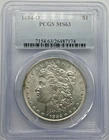 1884-O Silver Morgan Dollar Coin MS 63 PCGS Certified