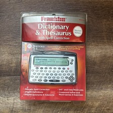 Franklin Electronic Dictionary Thesaurus W/ Spell Correction MWD-460 New