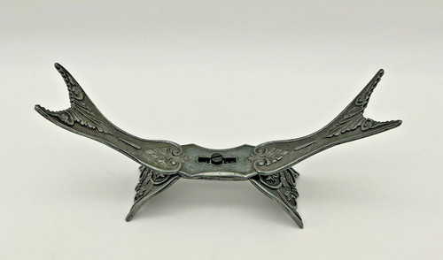 Sword Display Stand Light Weight Metal Gray/Silver Color Adjustable 5.75 Inches