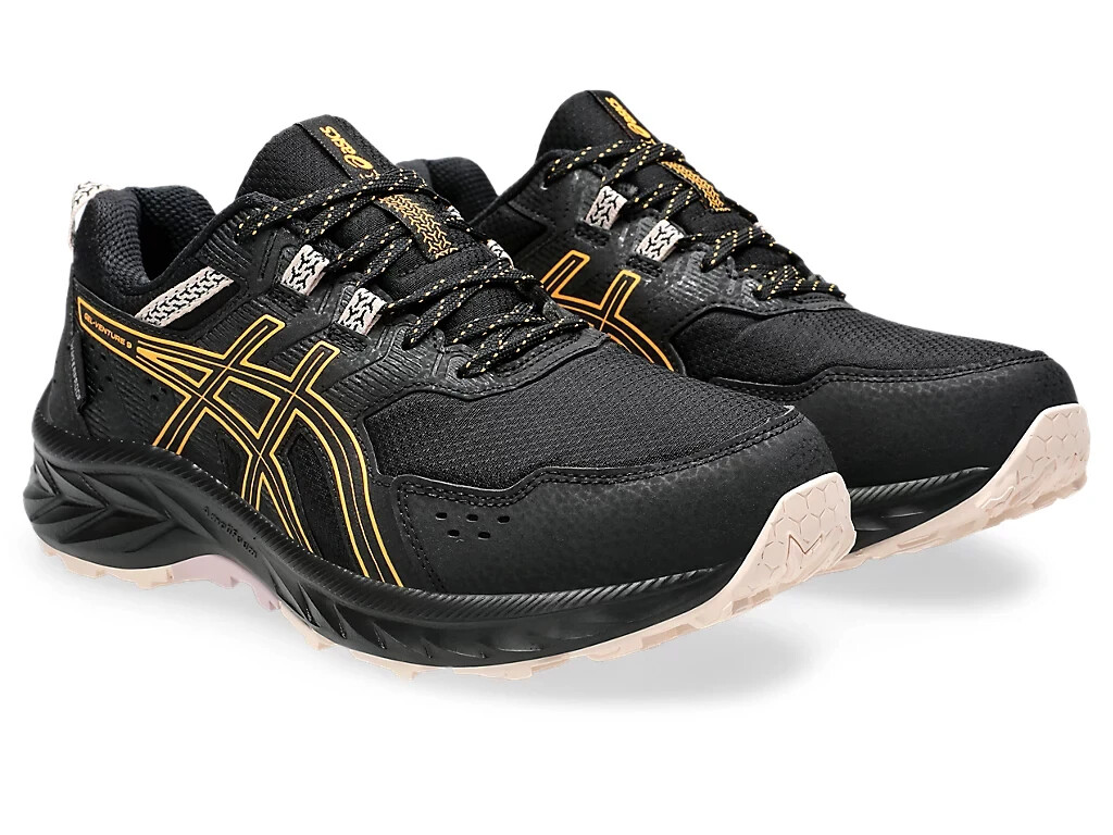 ASICS Women's shoes GEL-VENTURE 9 WATERPROOF Black/Stadium Orange