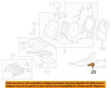 HYUNDAI OEM 19-20 Elantra Driver Seat Components-Height Adjuster 88195F2000TRY