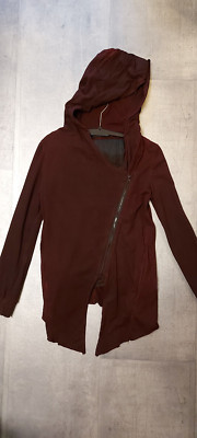 EMP Forplay Damen Jacke Sweet  dunkel Rot Rost Rot, Kapuze, Reißverschluß, NEU