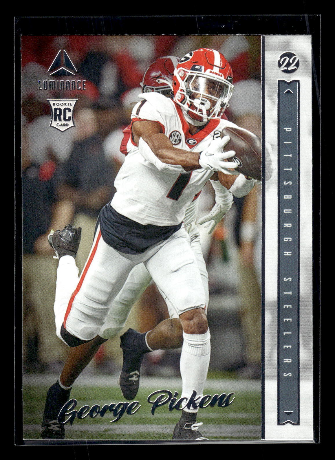 2022 Panini Luminance #120 George Pickens Rookie Mint+ Pittsburgh Steelers