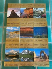 The Smithsonian Guides to Natural America lot 9 volumes PB paperback