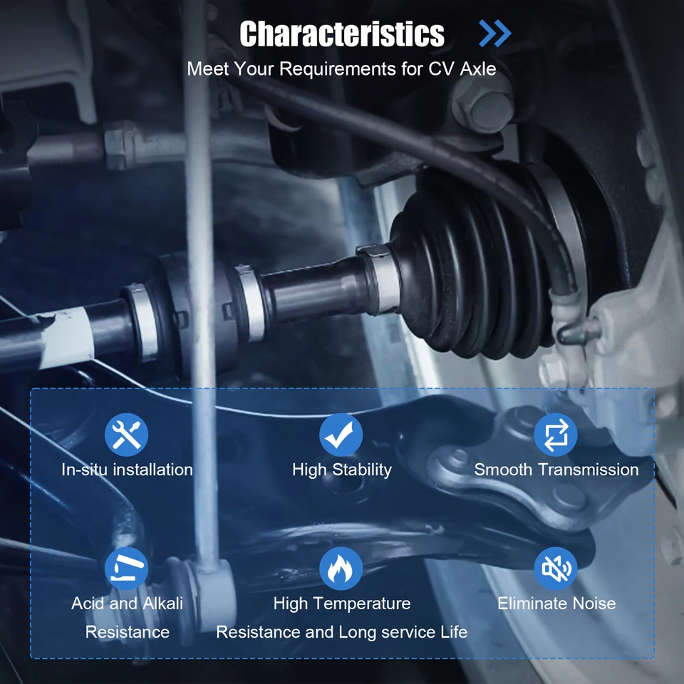 CV Axle Set Fits Polaris Ranger XP 700 2007-2009 Rear Left & Right - Image 4 of 4