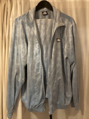 Southpole Jogginganzug, babyblau, Samt, L