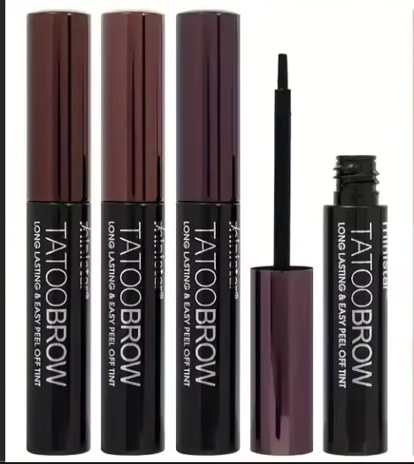 Tatuaje Ministar cejas fácil de despegar tinte gel cejas tinte pelar tatuaje *3 tonos*