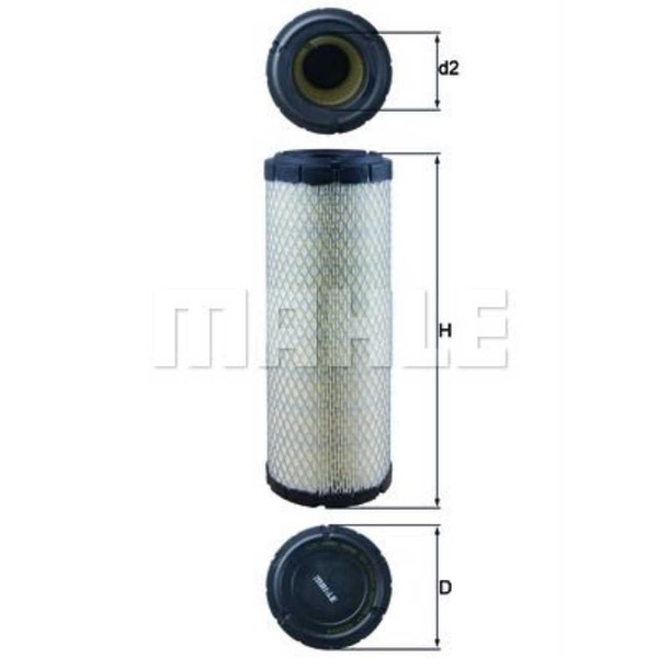Knecht Luftfilter Filtereinsatz FüR Piaggio Porter Pritsche/Fahrgestell-image