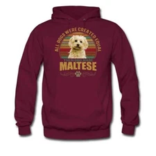 Maltese Dog My Best Friend Hoodie Awesome Soft Sweatshirt Pet Lovers BBF Gift