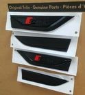 Genuine Audi A5 F5 S-Line Logo Lettering Black Fender Door Emblem Fender