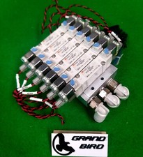 SMC SY5240-5LZE Solenoid Valve Base Mount W/ SY5240-5LZE (6),USED