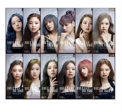 MISE EN SCENE] Hello Bubble Foamy Creamy Bubble Hair Dye Color