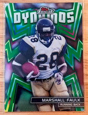 Marshall Faulk /75 🍀🍀- 2024 Topps Finest - Dynamos - Rams - Legend