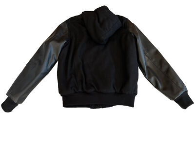 Sean John Youth Black Hooded Jacket Wool Blend Size M 10/12 | eBay