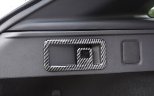 Rear Trunk 17-2023 Carbon Fiber Side Hook Decorative Frame For Jaguar F-PACE