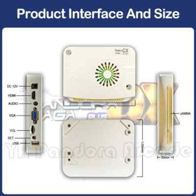 PANDORA BOX DX SAGA Special 5000 IN 1 ARCADE JAMMA Version PCB Board VGA CGA
