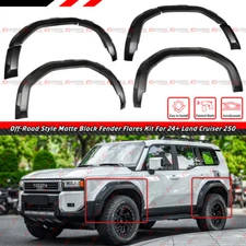 For 24-25 Land Cruiser LC250 GX 550 Off-Road Style Matte Black Fender Flares Kit