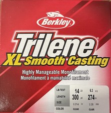 Berkley Trilene XL Fishing Line 330 yd Clear 14 Lb Test FREE SHIP Big eBay Store
