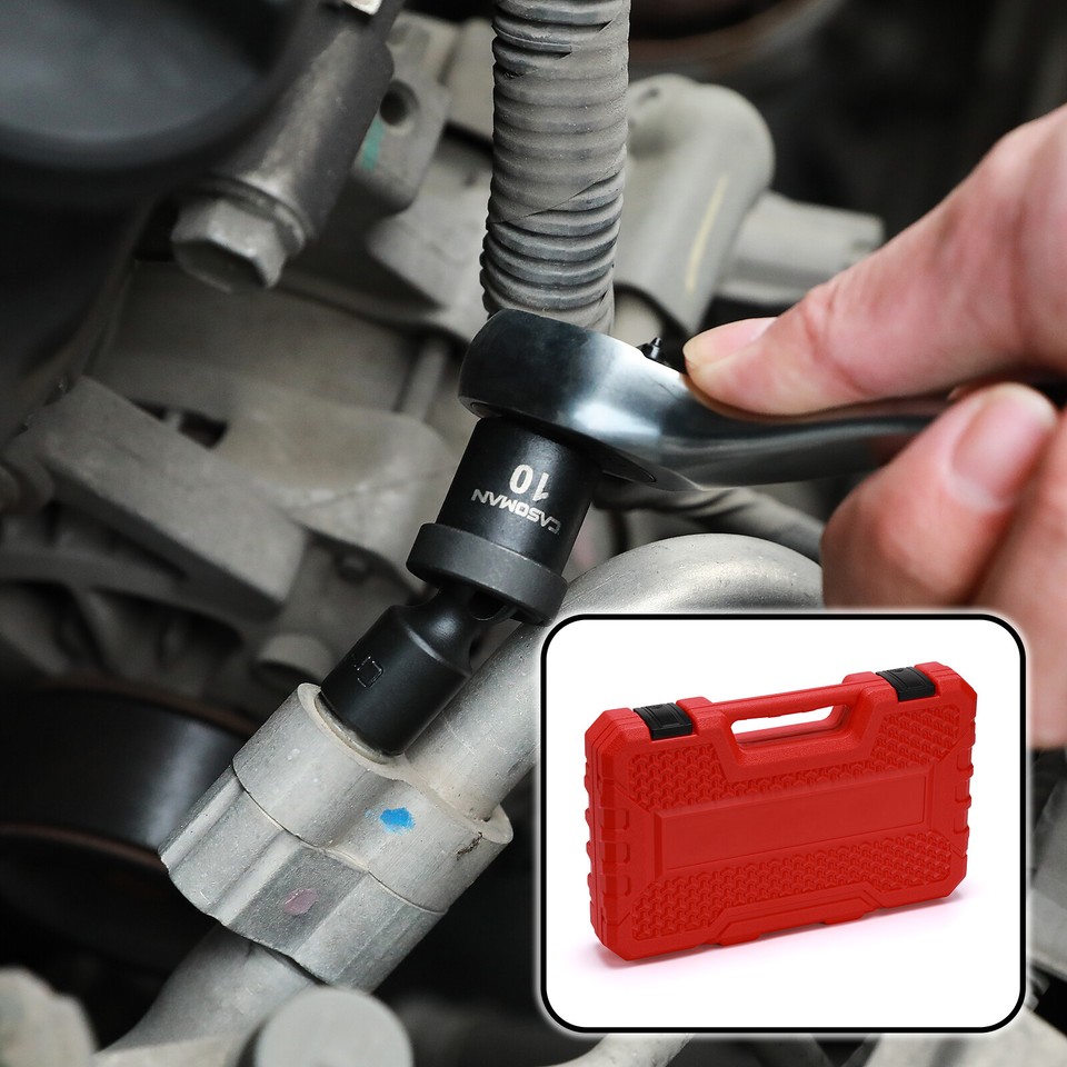 86pcs 1/4 Inch Drive Master Impact Socket Set with Adapters 6-Point ...