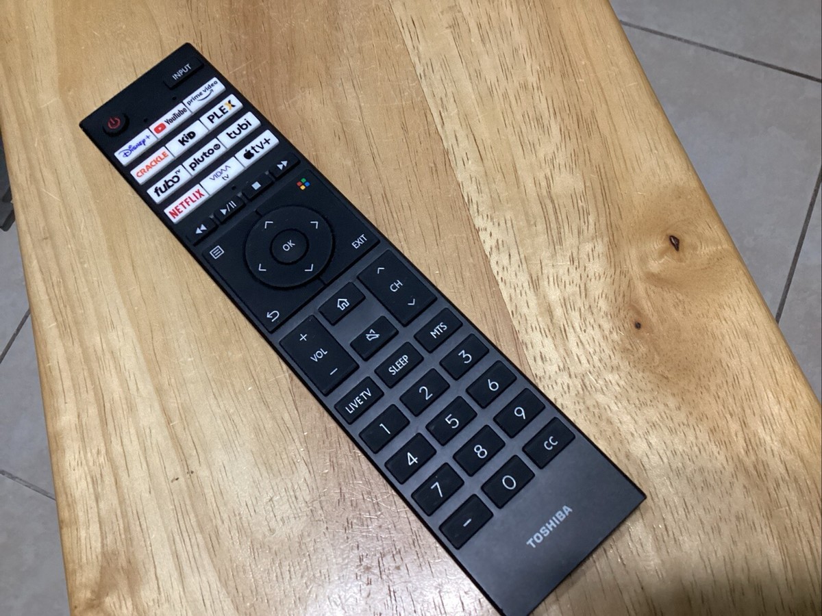 Toshiba Smart Tv Remote Control CT-95079 Disney+ YouTube Prime