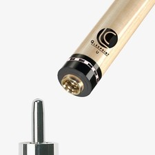 Lucasi Shaft Zero Flexpoint 12.75mm Uni-Loc Checkered Ring Pool Cue
