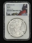 1986 Silver Eagle NGC MS69 #265