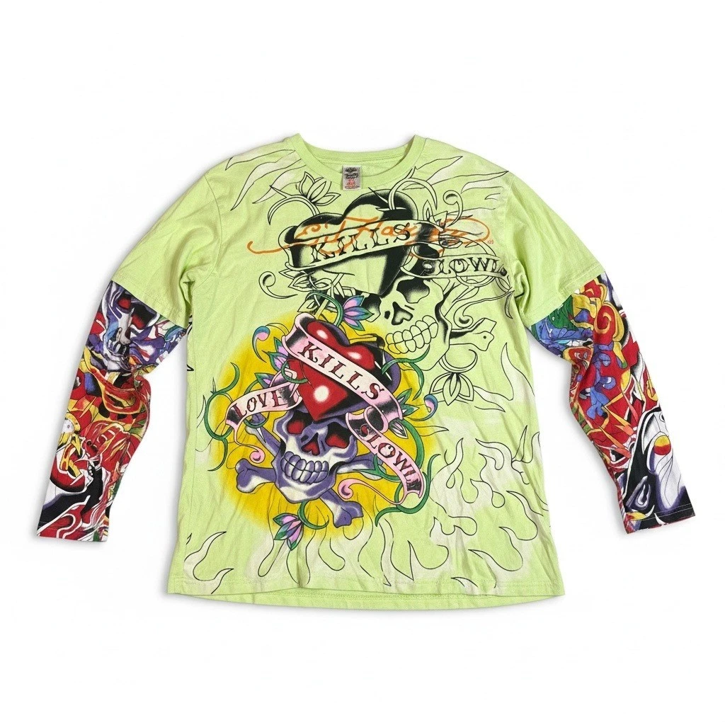 Ed Hardy Long Sleeve Green Shirts for Men for sale | eBay