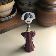 Alessandro Mendini for Alessi Anna G Chrome Plastic Figurative Corkscrew Italy