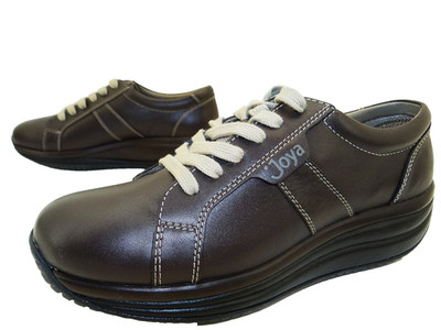 Joya Paris Mocca Sneaker Laufschuhe Schnürschuhe Bequem Damen Leder Gr.40 1/3