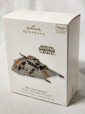 2010 HALLMARK KEEPSAKE STAR WARS REBEL SNOWSPEEDER ORNAMENT  NEW IN BOX