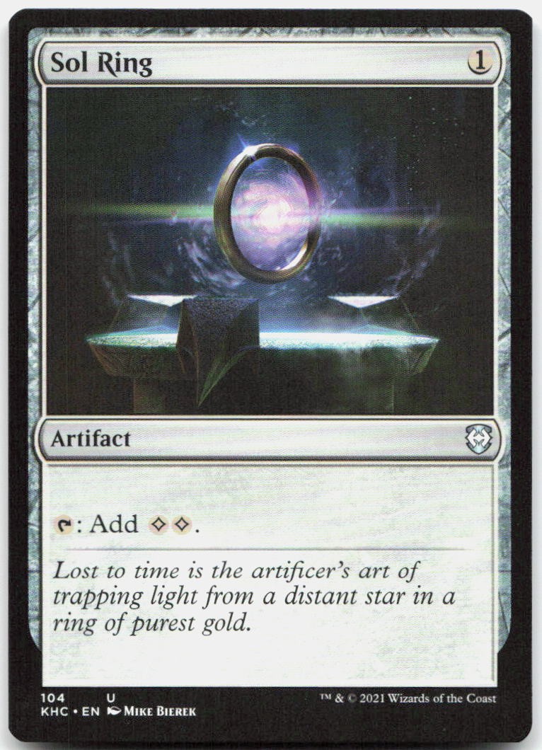 Sol Ring 104 Near Mint Commander: Kaldheim Uncommon Magic: The Gathering