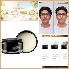 NEW Men s Cream Pomade Medium Hold Natural Finish Low Shine