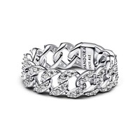 Pandora Ring 193557C01 Weite 52 Pavé Cuban Ketten-Ring 925/- Silber