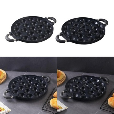 Mini Donuts Maker Pan Donut Backplatte Backschale mit Griff Eier Frittieren