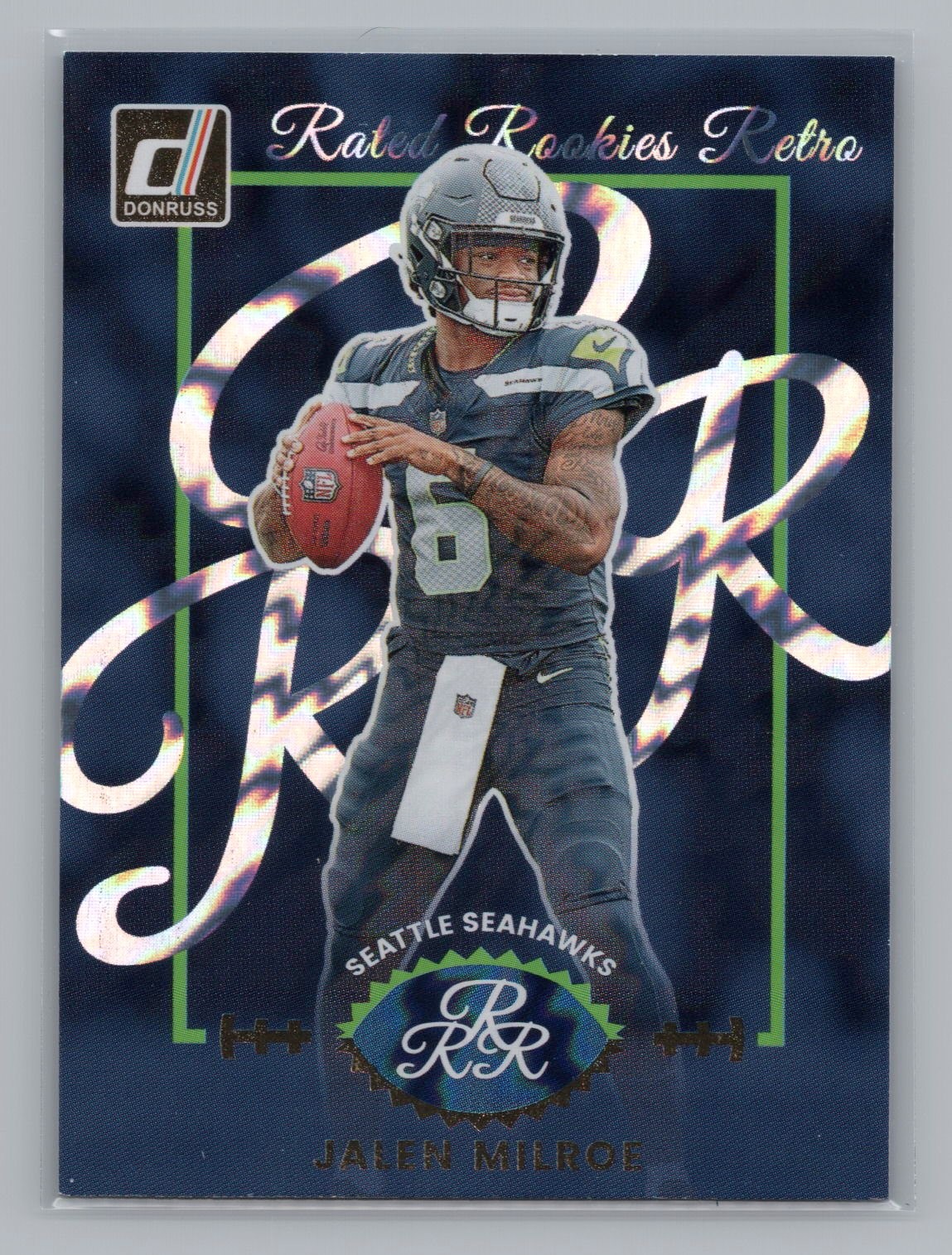 2025 Donruss #16 Jalen Milroe Rated Rookies Retro