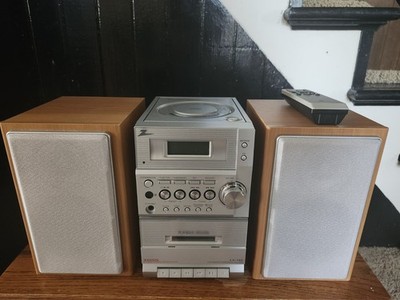 Zenith Executive Micro HiFi Digital Audio Stereo System CD Tape Radio LX140