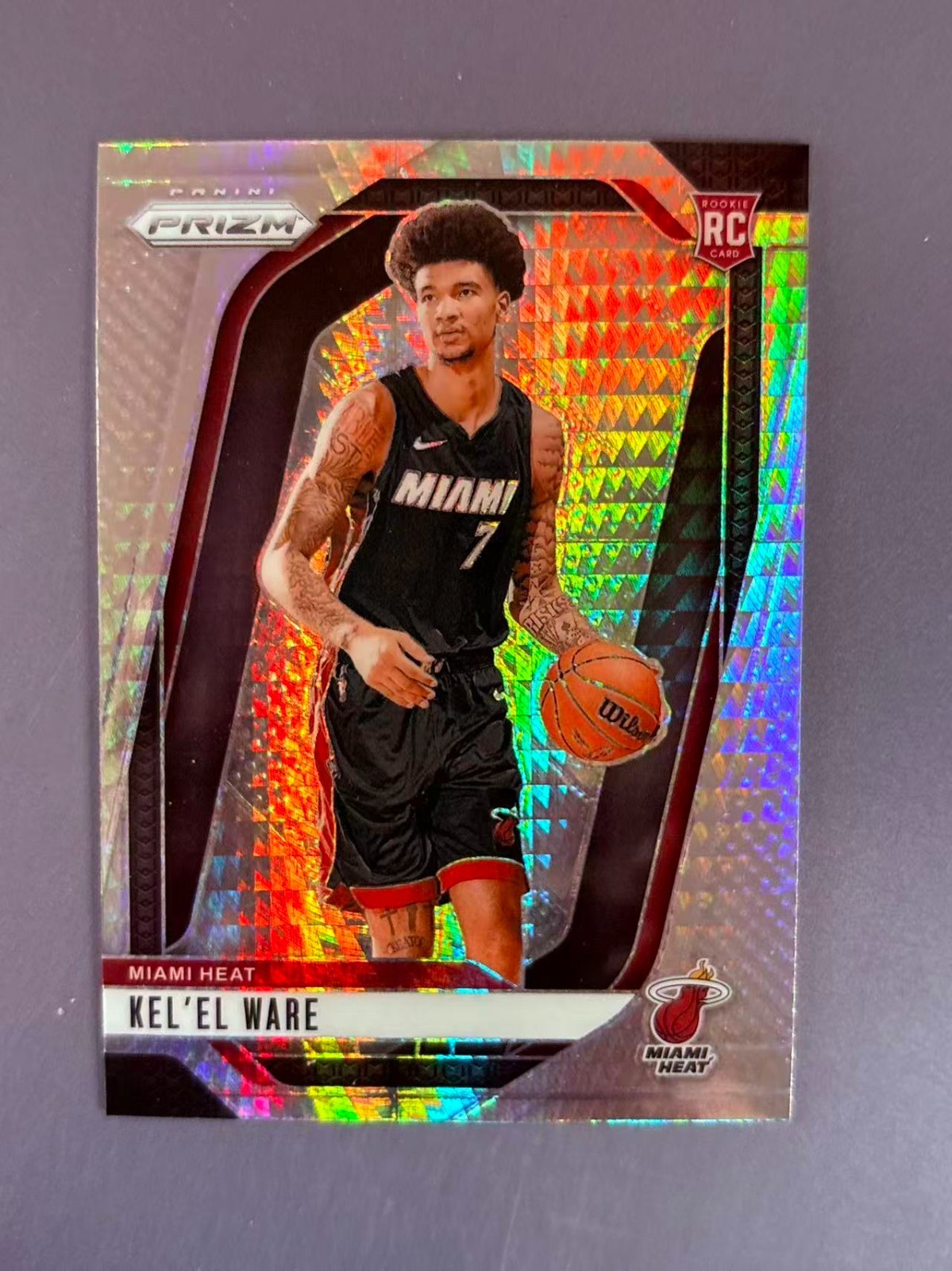 Kel'el Ware 2024-25 Panini Prizm Hyper Prizm RC #248