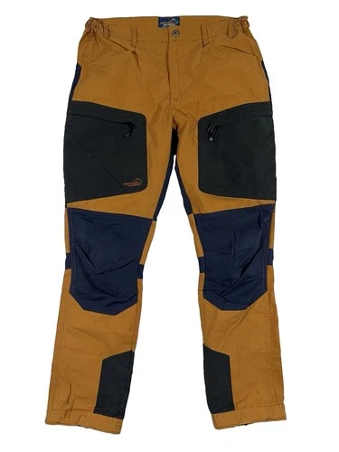Arrak Outdoor Active Pants Orange Womens 34x32 Hiking Sweden Double Knee Stretch - product listing photo