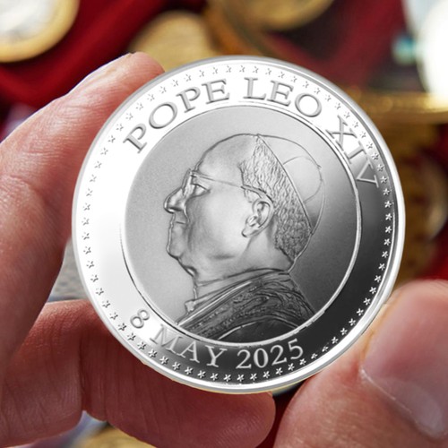 1pc 2025 Pope Leo XIV Commemorative Coin Silver Round - Picture 7 of 12