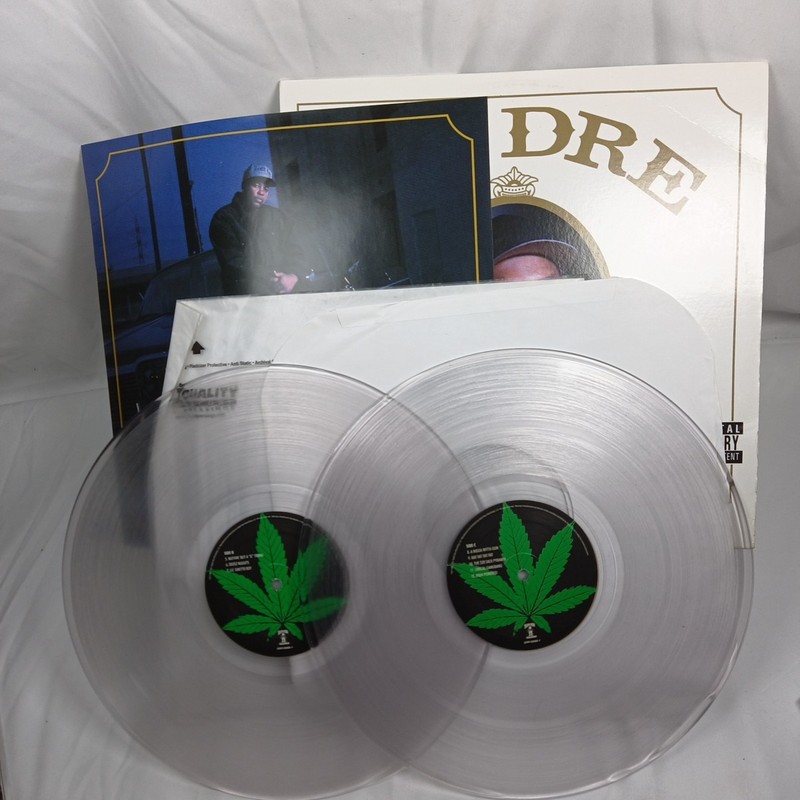 Dr Dre The Chronic Limited Edition Clear Vinyl 2LP Record EUC