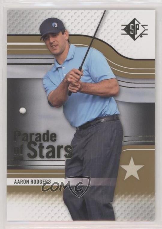 2012 SP Parade of Stars Retail Aaron Rodgers #58 8h4