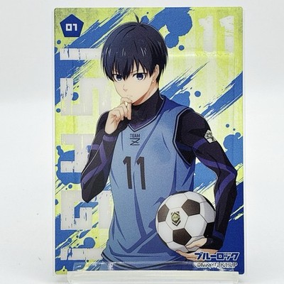 Yoichi Isagi Blue Lock Original Clear Card #01 Shonen Magazine Japan Anime Manga