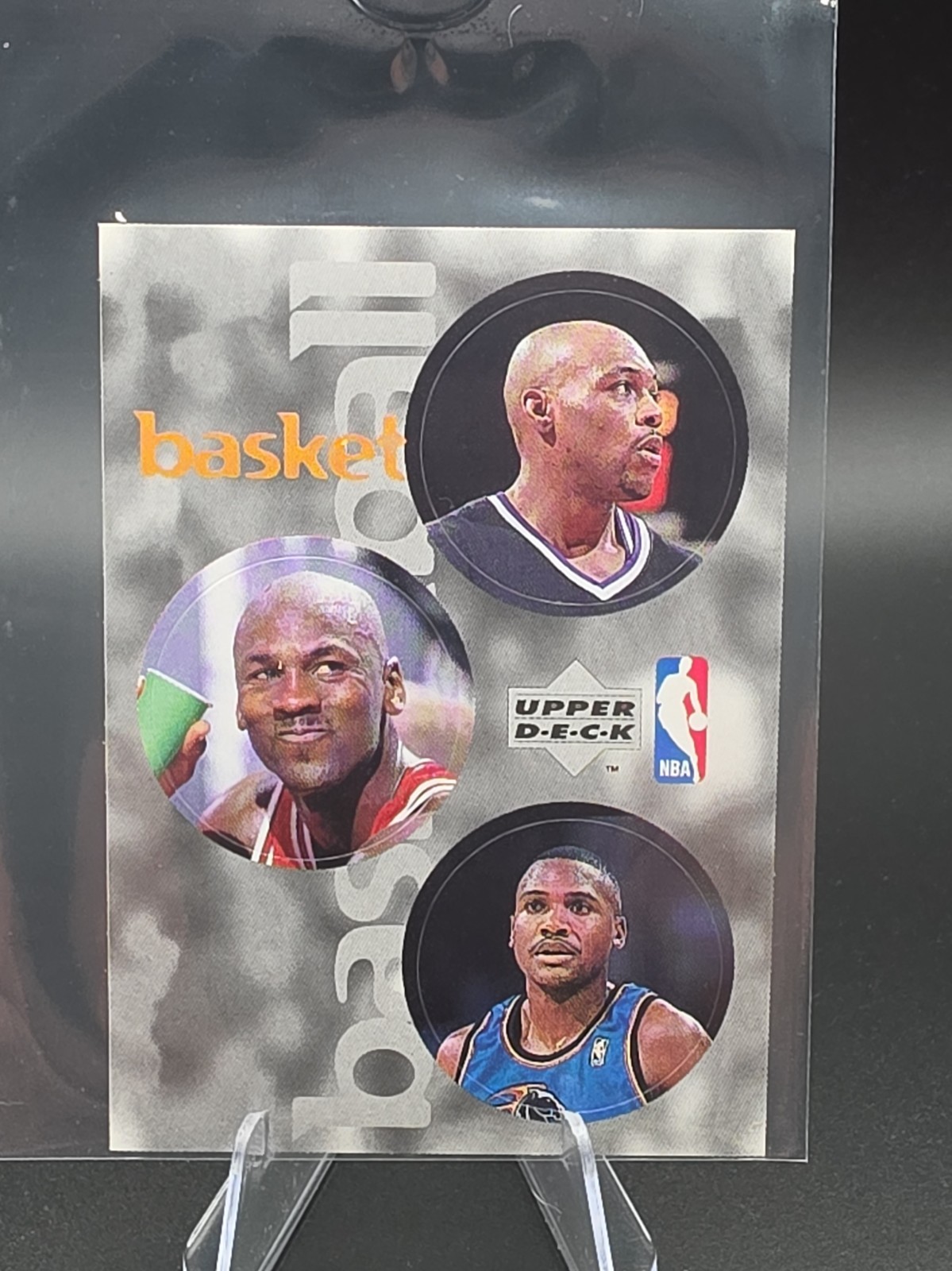 1997-98 Upper Deck European Stickers #210 Michael Jordan Richmond Hunter NR-MINT