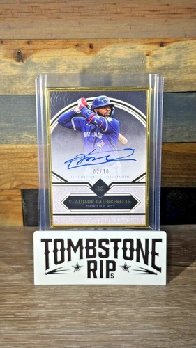 Vladimir Guerrero Jr. 2025 Topps Definitive Baseball Black Framed Auto /10 - TR