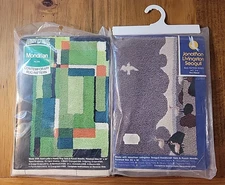 Vintage Rug Patterns Aunt Lydia Mondrian 303 & Jonathan Livingston Seagull 314