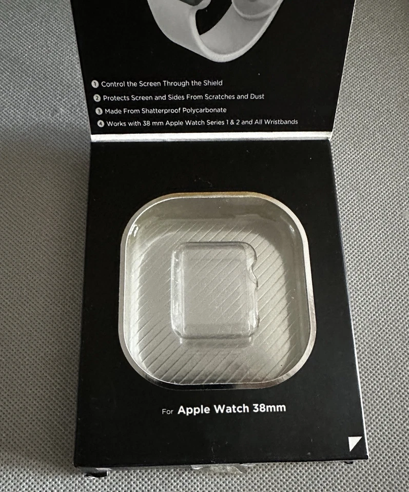 Doria Defense 360X Bumper Apple Watch 38mm Clear New Screen Protector Series 1 2 - Image 4 of 4