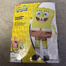 Inflatable SpongeBob Costume, Youth, one size fits most.