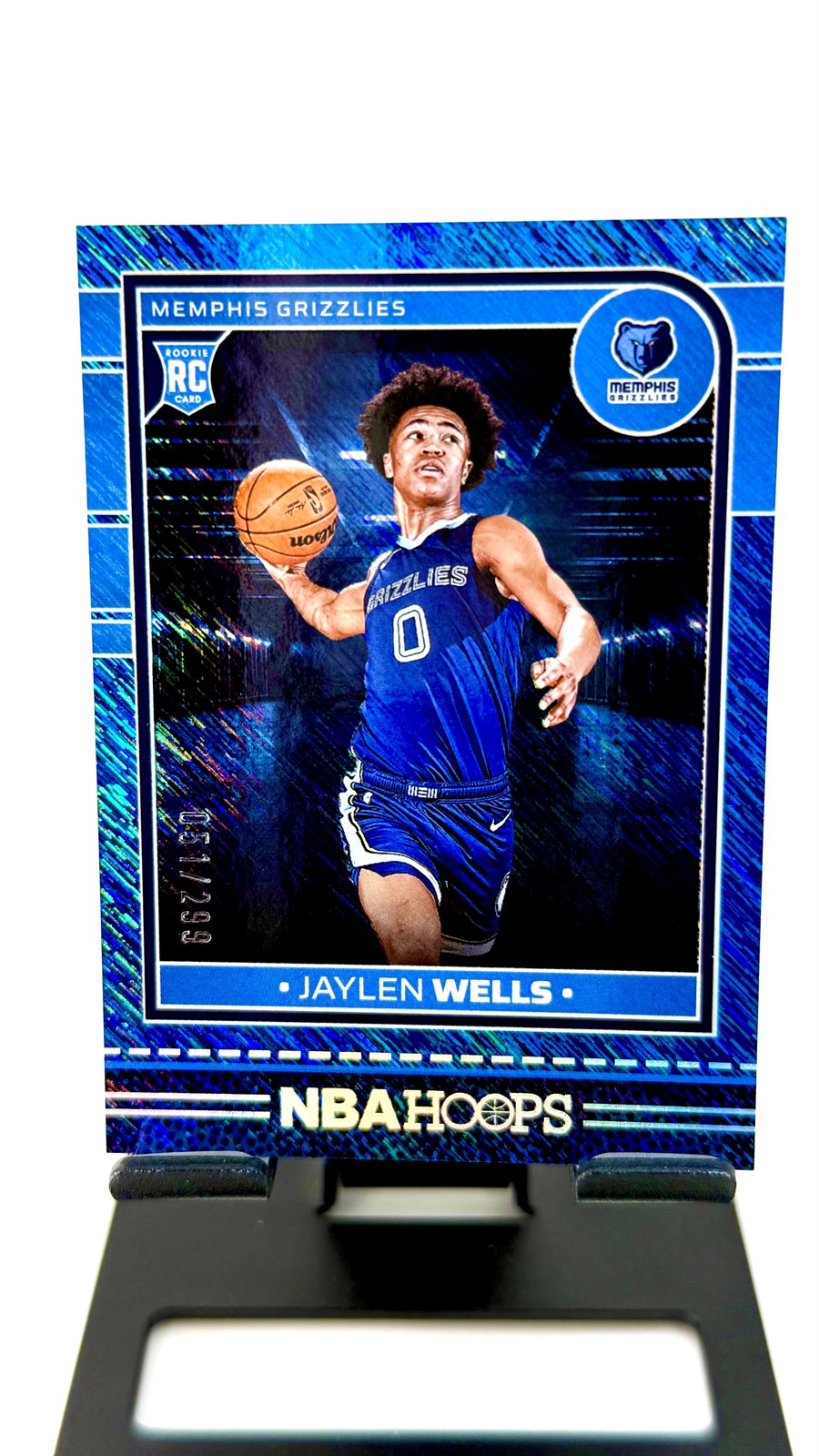 2024-25 Panini Nba Hoops - Rookies Jaylen Wells #269 Storm /299 (RC)