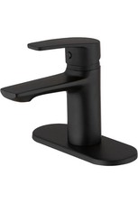Single Hole Single-Handle Bathroom Faucet Matte Black A-96043-BLACK