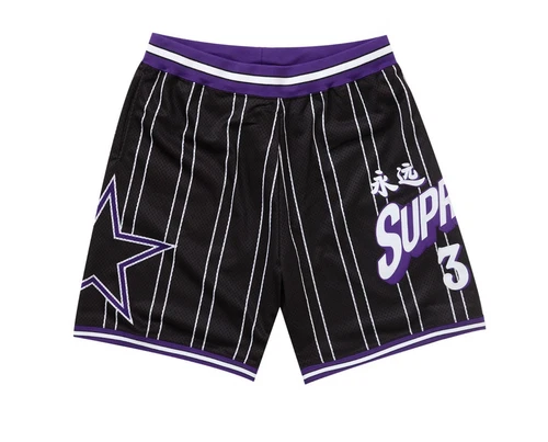 ⭐️ Short de basket Supreme Star noir Medium Neuf ✅ LIVRAISON GRATUITE